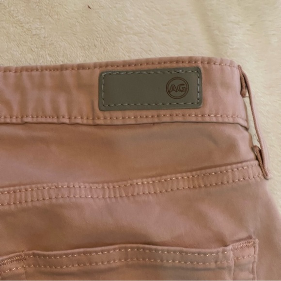 Adriano Goldschmied Jeans Women 25 Pink Prima Crop Cigarette Leg Mid Rise‎ Solid - Picture 7 of 14